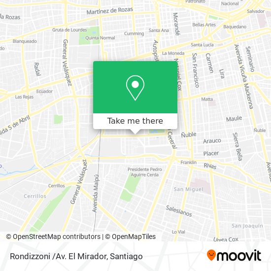 Rondizzoni /Av. El Mirador map