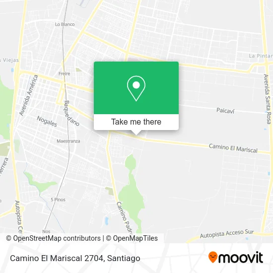 Camino El Mariscal 2704 map