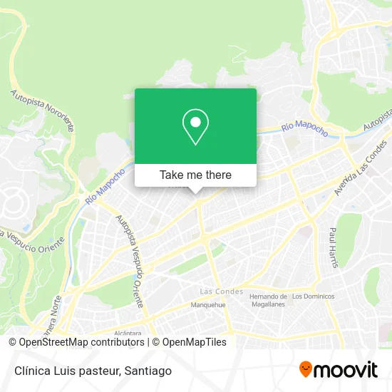 Clínica Luis pasteur map