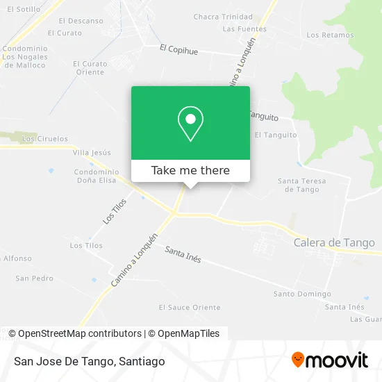 San Jose De Tango map