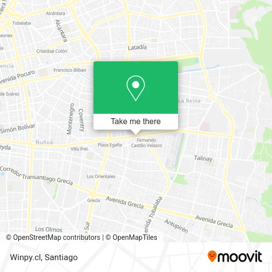 Mapa de Winpy.cl