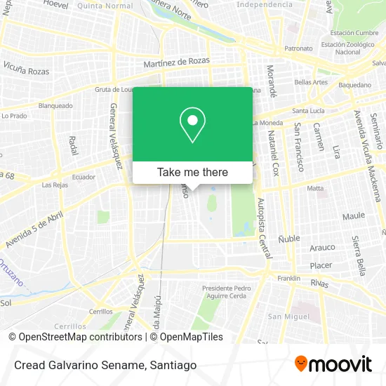 Cread Galvarino Sename map
