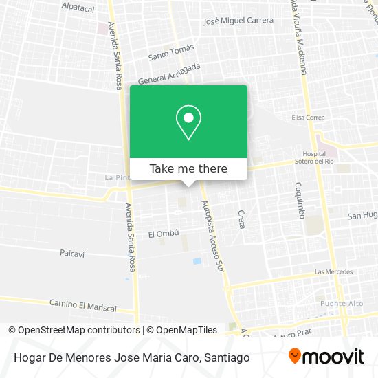 Hogar De Menores Jose Maria Caro map