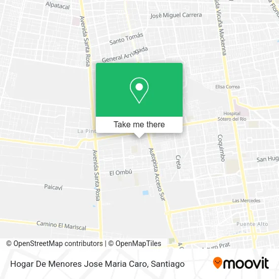 Hogar De Menores Jose Maria Caro map