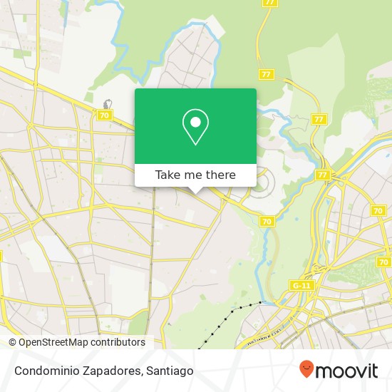Condominio Zapadores map