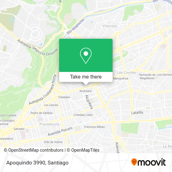 Apoquindo 3990 map