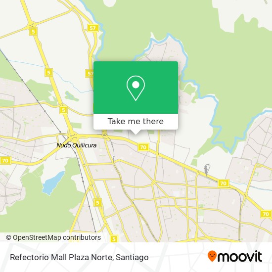 Refectorio Mall Plaza Norte map
