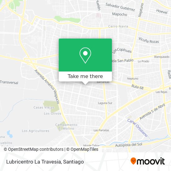 Lubricentro La Travesia map