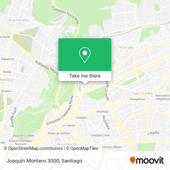 Joaquín Montero 3000 map