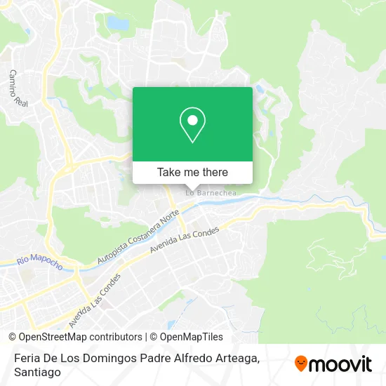 Feria De Los Domingos Padre Alfredo Arteaga map