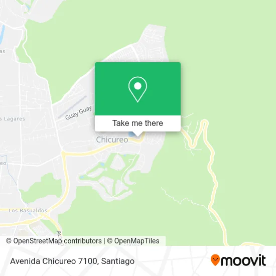 Avenida Chicureo 7100 map