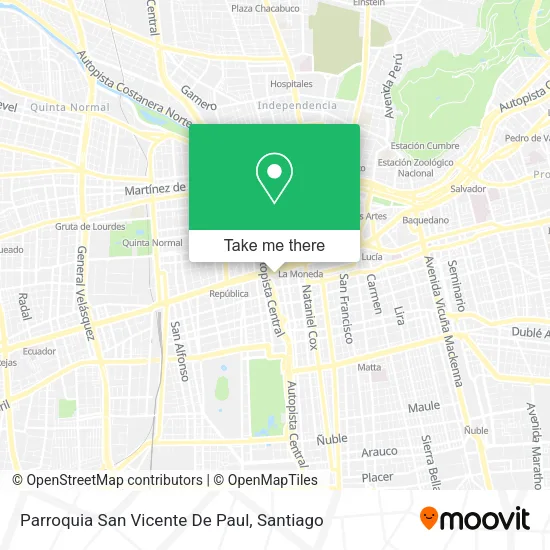 Parroquia San Vicente De Paul map
