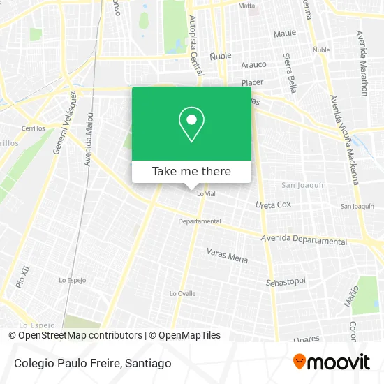 Colegio Paulo Freire map