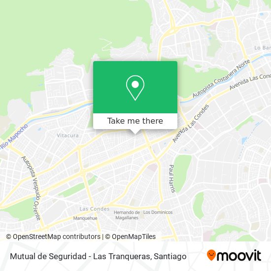 Mutual de Seguridad - Las Tranqueras map