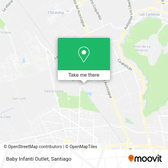 Baby Infanti Outlet map