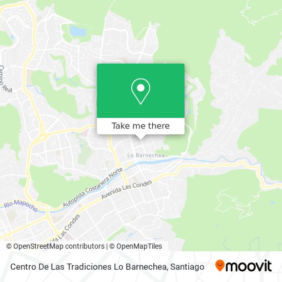 Centro De Las Tradiciones Lo Barnechea map