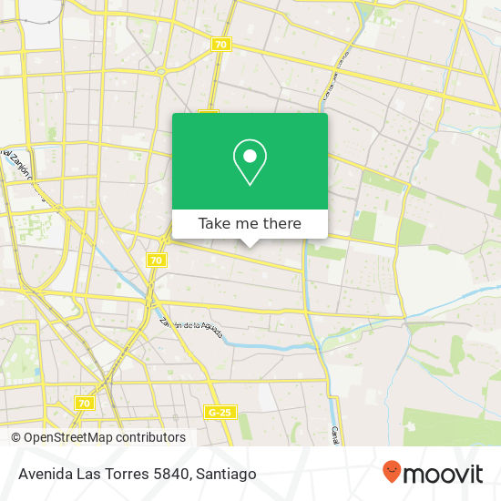 Avenida Las Torres 5840 map