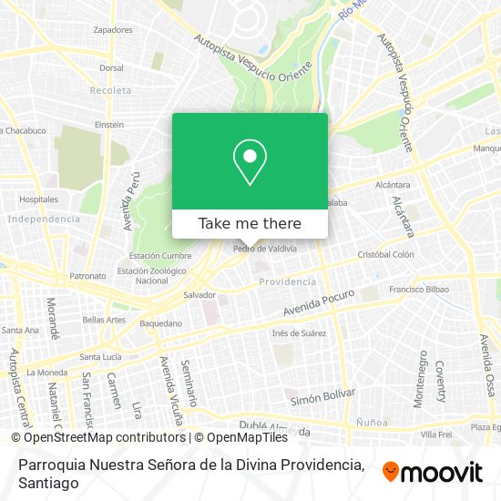 Mapa de Parroquia Nuestra Señora de la Divina Providencia