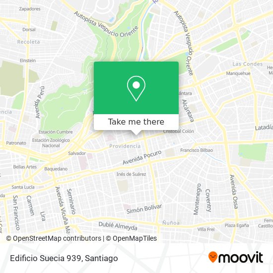 Edificio Suecia 939 map