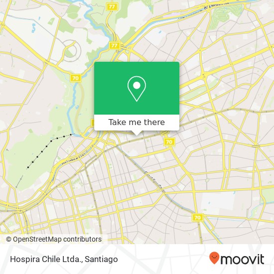 Hospira Chile Ltda. map