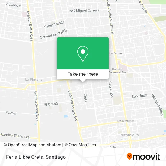 Feria Libre Creta map