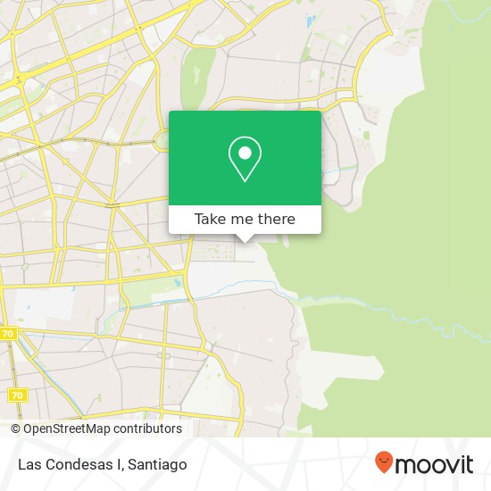 Las Condesas I map