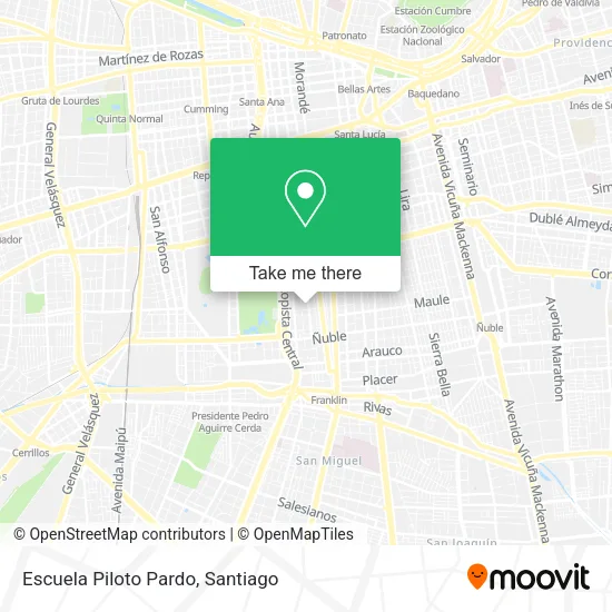 Escuela Piloto Pardo map