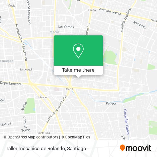 Mapa de Taller mecánico de Rolando