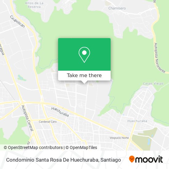 Condominio Santa Rosa De Huechuraba map