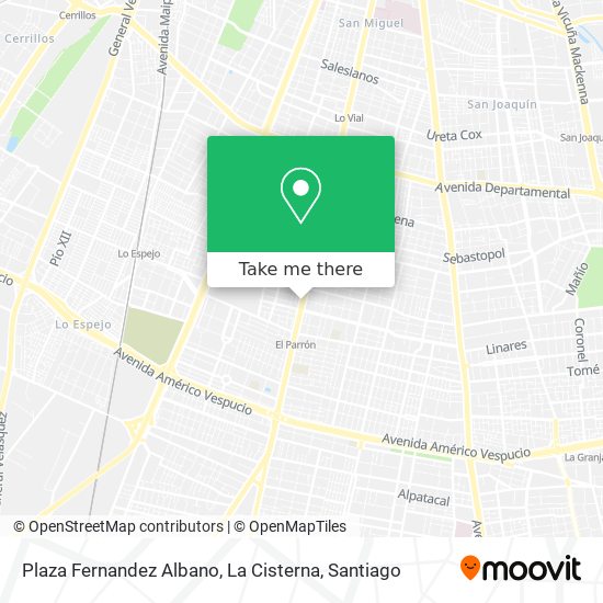 Plaza Fernandez Albano,  La Cisterna map