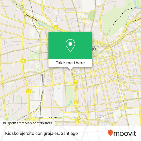 Mapa de Kiosko  ejercito con grajales