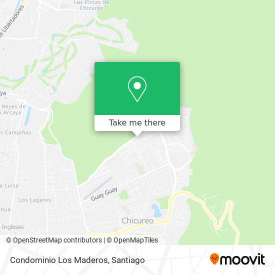 Condominio Los Maderos map