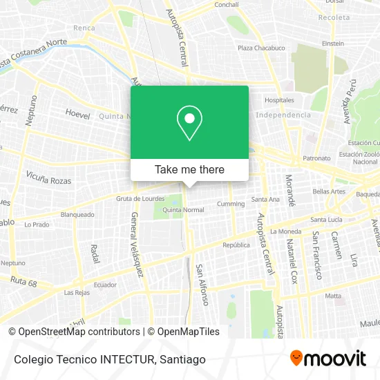 Colegio Tecnico INTECTUR map