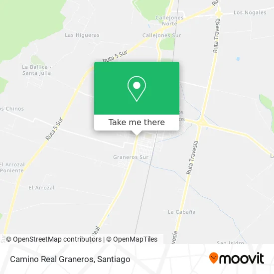 Mapa de Camino Real Graneros