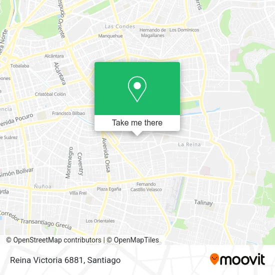 Reina Victoria 6881 map