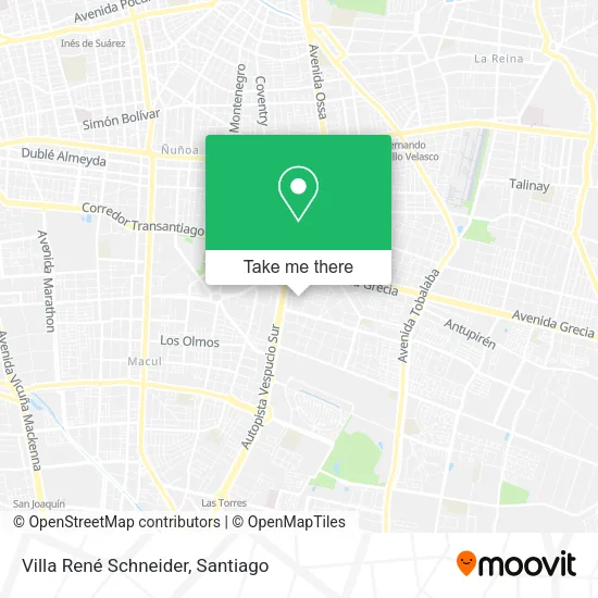 Villa René Schneider map