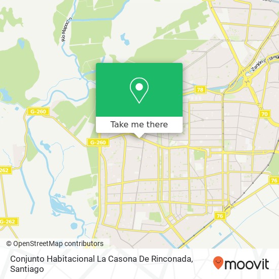 Conjunto Habitacional La Casona De Rinconada map