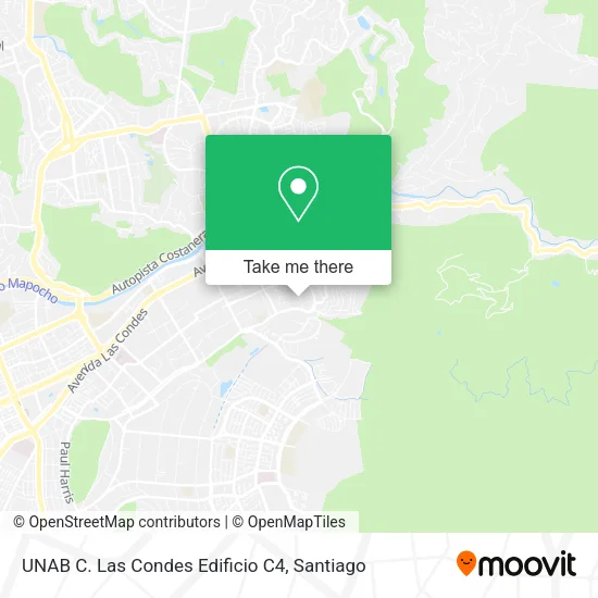 UNAB C. Las Condes Edificio C4 map