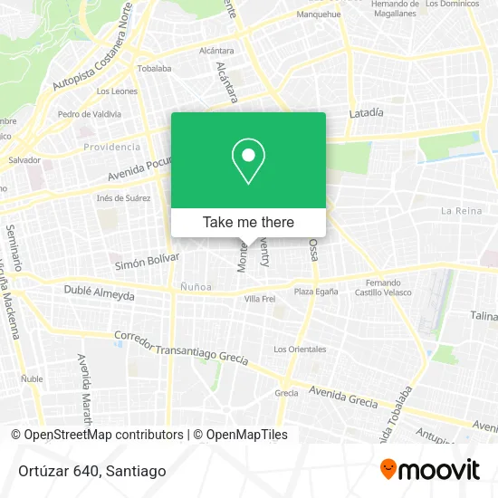 Ortúzar 640 map