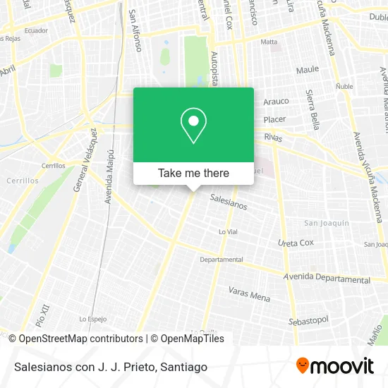 Salesianos con J. J. Prieto map