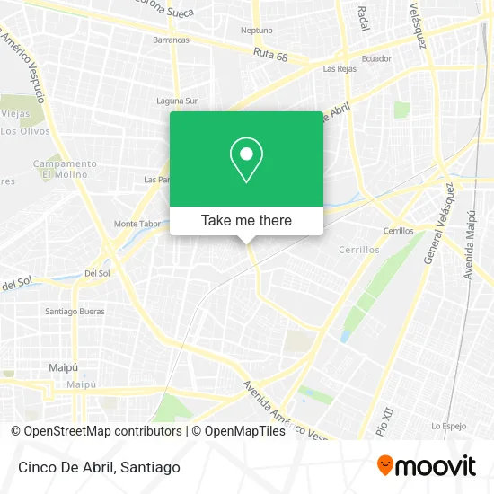 Cinco De Abril map