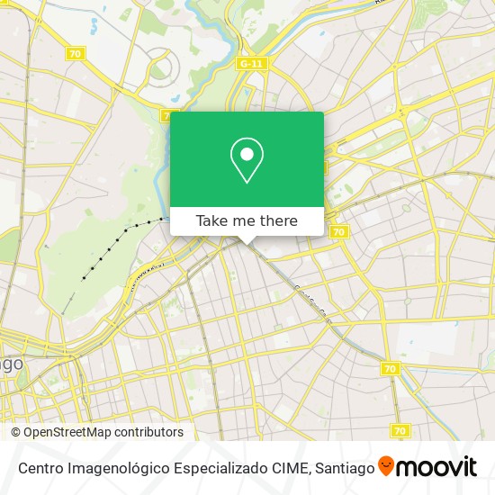 Centro Imagenológico Especializado CIME map