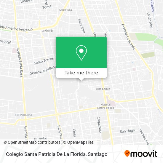 Colegio Santa Patricia De La Florida map