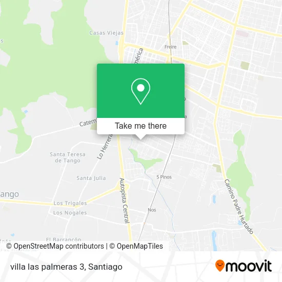villa las palmeras 3 map