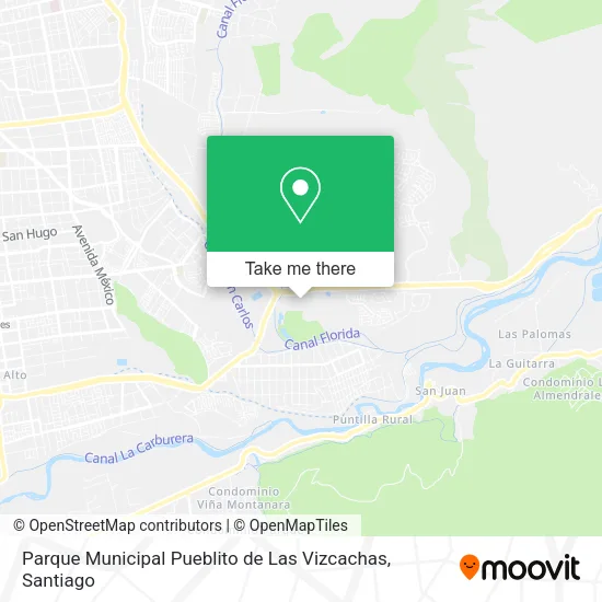 Parque Municipal Pueblito de Las Vizcachas map