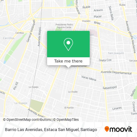 Barrio Las Avenidas, Estaca San Miguel map