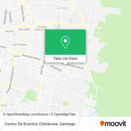 Mapa de Centro De Eventos Chimkowe