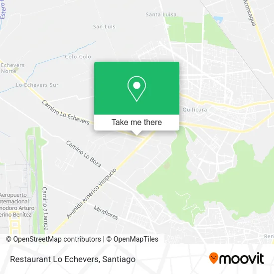 Restaurant Lo Echevers map