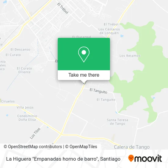 La Higuera "Empanadas horno de barro" map