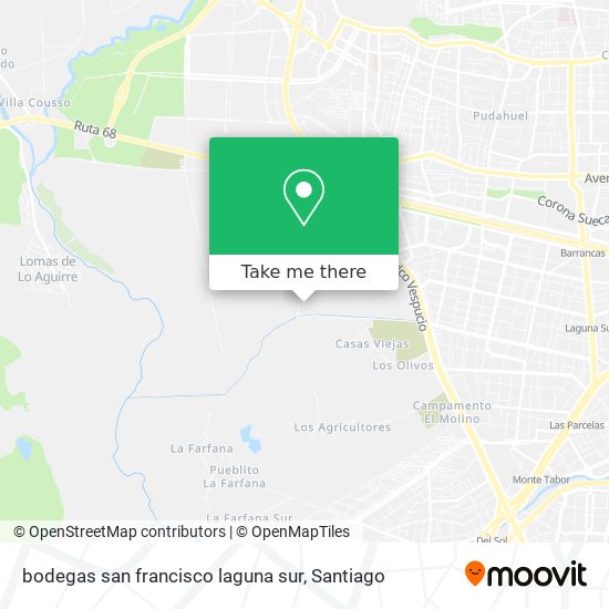 bodegas san francisco laguna sur map